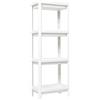 DEA HOME - Scaffale Multifunzione Linda Bianco - h100x38x23 cm