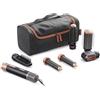 Princess Airstyler Plus, Strumento di Styling 6 in 1 con Motore DC, 3 Livelli di Calore, 2 Velocita, Indicatore LED, 6 Accessori, Guanto e Custodia, 1000 W, 529215