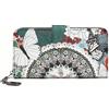 MoFut Portafoglio Donna Cerniera Lungo Portamonete Con Motivi Floreali e Floreali In Stile Mandala ed Etnico, Portafogli Con Cerniera e Bottone Automatico e Numerosi Scomparti