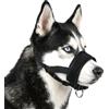 AUAUY Museruola per Cane, Materiale in Nylon, con Anello Regolabile, S-Nero | Museruolas Anti-Morso, Anti-Abbaio, per Diverse Razze Canine