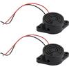 RJLLKD 2 Pezzi DC 3-24 V Cicalino Elettronico 95 dB, Mini Cicalino Auto Allarme Elettronico Summer Buzzer Diffusore di Suoni Continuo Segnale Acustico Elettronico per Auto Moto Camper e Barca