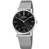 Festina Swiss Made Orologio Uomo in Acciaio Inox. 316l Argentato