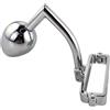 JVJVWO Dispositivo di castità CBT Testicle Crusher Stretch Plug anale Hook Ball Bondage Set Butt Scrotale Scroto Metallo Testicolo maschile Bloccaggio Sperma anali Pene Testicoli Tortura BDSM Giocattoli