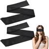 GEEHUA 2 pezzi Benda in Raso, Maschera per Occhi per Dormire in Raso 150 x 7 cm, Benda Oscurante Regolabile, Paraocchi per Dormire Notturno per Donne, Uomini, Adulti, Coppie