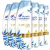 Head & Shoulders Shampoo idratante Supreme Moisture Forfora Shampoo per capelli morbidi 6 x 400 ml, confezione da 6