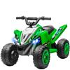 Globo Quad Elettrico per Bambini 3-6 Anni 12V 79x35x45 cm Verde Espidko 42932