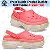 Crocs Zoccoli impilati Crocs Classic Frosted Guava 212567-6UI taglia unisex