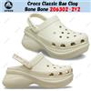 Crocs Classic Bae Clog Bone Bone 206302-2Y2 taglia unisex