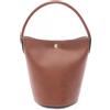 Longchamp Borsa a mano Longchamp EPURE S secchiello 10161HYZ035 pelle marrone NUOVA donna