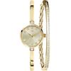 Spirit Orologio analogico al quarzo da donna con cinturino in acciaio legato ASPL158, Oro chiaro., Cinturino