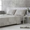 COTTON ARTean Set di lenzuola in cotone biologico beige lezo, letto da 135 x 190/200, con lenzuolo sopra + 1 federa per cuscino + lenzuolo con angoli regolabile. 100% cotone biologico.