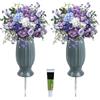 Niuny Vasi Per Cimitero 2pcs Vaso Per Tomba Da Cimitero In Plastica Vaso Funebre Con Picchetto Vasi Funerari Vasos Plastica Per Tomba Decorazione Per Tombe Per Cimiteri e Commemorazioni