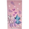 Theonoi Disney Lilo und Stitch, asciugamano da bagno per bambini, 70 x 140 cm, 100% cotone, per ragazze - Standard Öko Tex