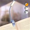 Glocusent 13 luci a LED per leggere di notte, 120 ore di durata ricaricabile, 3 colori e 5 luminosità dimmerabile continua, 3-60 lm, clip flessibile per gli amanti dei libri per bambini