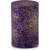 NOREN Barattolo per il tè giapponese (carta Washi Yuzen), 100 ml, prodotto in Giappone, con coperchio interno ermetico, (Oro e Viola)