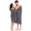 altego Asciugamano da bagno Grande 100x200 cm - Telo doccia in 100% cotone premium - Asciugamano Grande doccia 100x200 - Telo spugna morbido assorbente - Telo sauna spa mare (Grigio)