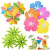 YEAMLTE Ombrellini Cocktail in Carta 150 Pezzi, Stuzzicadenti Cocktail Decorativi, Accessori Aperitivo Tropicali Hawaiani, per Estate, Feste, Dessert e Frutta