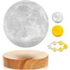 VGAzer Lampada di luna fluttuante, luce di luna fluttuante (classico 3 colori)