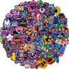 YUEcthynous Set di adesivi al neon divertenti - 100 adesivi impermeabili per laptop, cellulare, scrapbooking, skateboard, bottiglia d'acqua, diario, Kindle