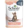 Schesir Jelly per Gatti Kitten bst da 85gr Gusto Filetti di Pollo