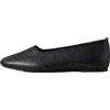 Calvin Klein Donna Ballerine Oblique Ballerina Cut Lth con Punta Arrotondata, Nero (Triple Black), 39