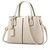 NICOLE & DORIS NICOLE&DORIS Donne Signora Borse Borsa a tracolla Borsa Crossbody Totalizzatore cartella PU Pelle Bianca