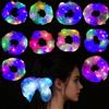 JiaHeHe 10 elastici per capelli a LED con 3 modalità di luce, elastici per capelli luminosi per ragazze, accessori per capelli, per feste, festival, compleanni e Capodanno, fasce elastiche per donne e ragazze