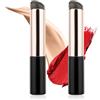 Amabro Pennello per Trucco Labbra in Silicone, 2 Pezzi Applicatore per Rossetto Riutilizzabile con Testa Rotonda ad Alta Elasticità, Pennelli per Trucco per Lucidalabbra, Olio per Labbra, Maschera per