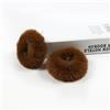 SYSUII 10 elastici per capelli in pelliccia sintetica pelosa, elastici per bambini, con pompon, per coda di cavallo, accessori per capelli per donne e ragazze
