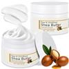 BUTBU Burro Di Karité Biologico, Crema Per Il Corpo, Nutre E Ripara Profondamente Pelle E Capelli, Per Tutti I Tipi Di Pelle, Burro Corpo, Viso, Mani, Capelli E Antismagliature-Tipo A -2 PCS*120 G