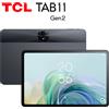TCL Tablet TCL TAB 11 Gen 2 Mediatek 256 GB 27,9 cm (11") 6 Wi-Fi 5 (802.11ac) Android 14 Grigio [9465X5-2CLCA111]