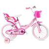 disney Bicicletta 16 Pollici Minnie, Bici per Bambini 4-6 Anni