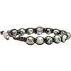 Generico Bracciale Tamashii Originale Tibetano BHS1100-75 in Turchese Africano con Ruota della Preghiera in Argento 925 - Unisex, Regolabile, Gioiello per Evoluzione e Cambiamento