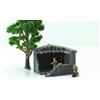 Patrick Miniatures Capannone del villaggio francese - Casa distrutta | Tavolo per Wargaming & Diorami, scala 15 mm/20 mm/28 mm (20 mm (1/72)