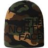 THE NORTH FACE REVERSIBLE HIGHLINE BEANIE, BLACK CAMO PRINT