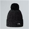 THE NORTH FACE Berretto Cosy Chunky Cabin, BLACK WHITE DUNE