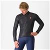 CASTELLI SQUALL SHELL JACKET UOMO, LIGHT BLACK