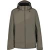 ICEPEAK Barmstedt softshell jacket for men, DARK OLIVE