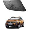 SHAOHAO Compatibile con Dacia Stepway 3 2021-2026 Ombrello Parasole per Auto Facile da riporre Maniglia con cordino Protezione UV Dacia Stepway 3 Accessori parasole
