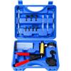 Vanwoke Kit Liquido Freni con Pompa a Vuoto,Tester Pompa Freno Pompa a Vuoto Set | Pompa Manuale per Vuoto con adattatori di manometro sostituisce l'olio Freno per Motocicletta,Bicicletta,Auto
