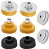 Hoypeyfiy 33506767010 - Kit di riparazione ammortizzatori per asse posteriore sinistro e destro, ricambio per BMW Serie 1 3 X1 E81 E82 E84 E87 E88 E90 E91 E92 E93