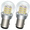 SOFOC P21/5W 1157 BAY15D Lampadina LED 48V DC Bianco Caldo Per Luce Retromarcia Luce di Posizione DRL Per Nave Moto Elettrica ecc. 3014 39SMD 1000Lm Più Luminosa 2Pcs