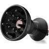 Bellissima Imetec Diffon Ion Ceramic, Diffusore ad Aria Calda per Capelli Ricci, Tecnologia Ion Ceramic, Doppio voltaggio, 700 W, 2 Combinazioni Aria/Tem