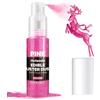 Holamdo Glitter Commestibile Spray Rosa, con Polvere Scintillante, 20g Coloranti Alimentari - Decorazioni Torte, Cocktail, Bevande, Caramelle, Glassa, Macarons, Dolci per Glitter Alimentare Comestibile