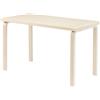 ARTEK - Tavolo rettangolare Tables L-leg - Legno naturale - Impiallacciatura di betulla - Designer Alvar Aalto