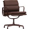 Vitra - Poltrona girevole Soft Pad - Marrone - Designer Charles & Ray Eames