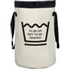 Spirella Cesto portabiancheria FUNWASH 75L, Bianco