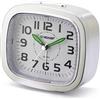 Velamp Sveglia da Comodino, Sveglia Analogica al Quarzo Silenziosa con Luce Senza Ticchettio, Semplice Orologio da Tavolo con funzione Snooze,Adatto per Camere da Letto, scrivanie, viaggi...