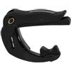 OVATION CK1 Capotasto - per chitarra acustica ed elettrica con tastiere bombate - funzionamento brevettato con una sola mano - molto leggero, circa 25 g - facile da montare - nero - Made in Germany