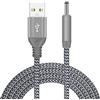 iMangoo USB to DC Barrel Cavo, USB A to DC 6.6ft 1.35*3.5mm Cavo Adattatore di Alimentazione Cavo 5V Nylon USB DC Barrel JACK 5V Caricatore Compatibile con Foreo Luna/Luna 2 / Mini/Mini 2 / Go/Luxe/Luna 3